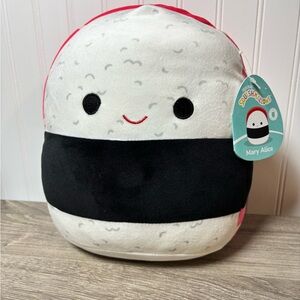 Squishmallows 11 Inch Mary Alice Tuna Sushi Plush NWT